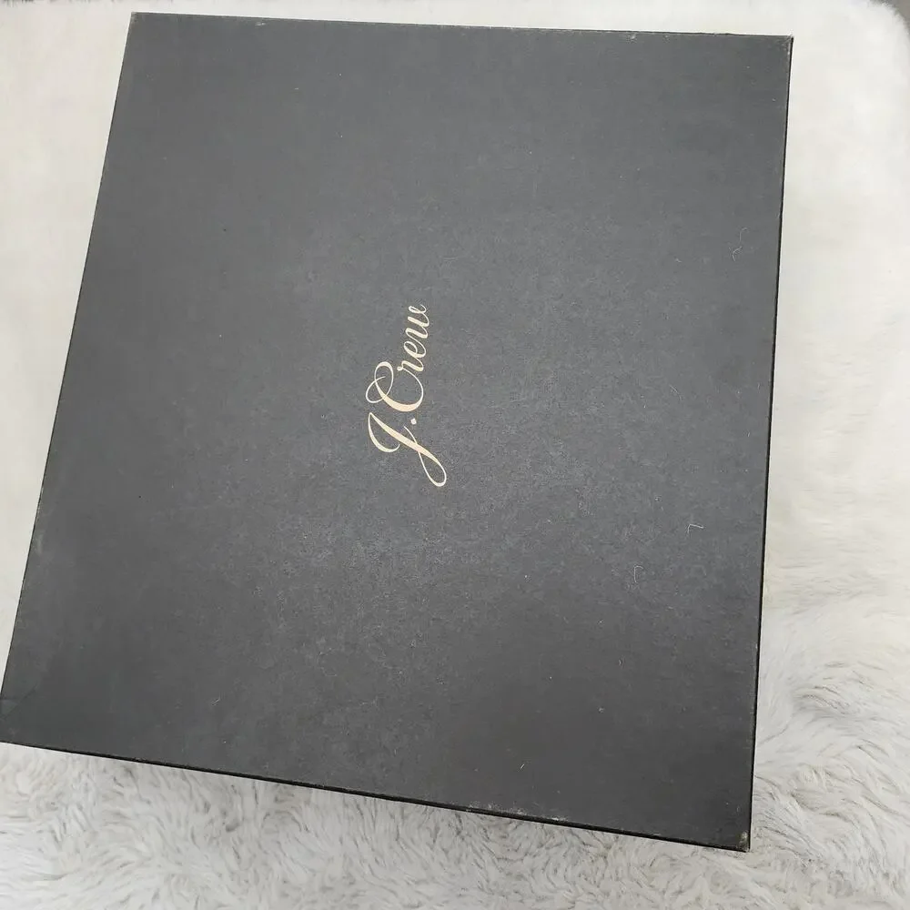 J.Crew Black Italian Leather Ribbed Knit Cuff Ankle Boots NIB NWT Size 7 BM708